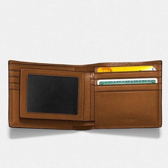 Coach Leather Compact ID Wallet - Picture 4 of 9
